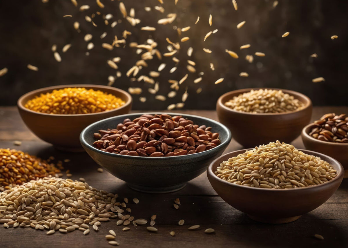 10 دانه گیاهی مؤثر برای لاغری سریع | کاهش اشتها و چربی سوزی طبیعی با تغذیه سالم