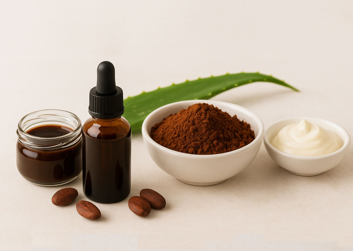 خواص عصاره کاکائو برای پوست و بدن: ضدپیری، آبرسانی و افزایش انرژی طبیعی