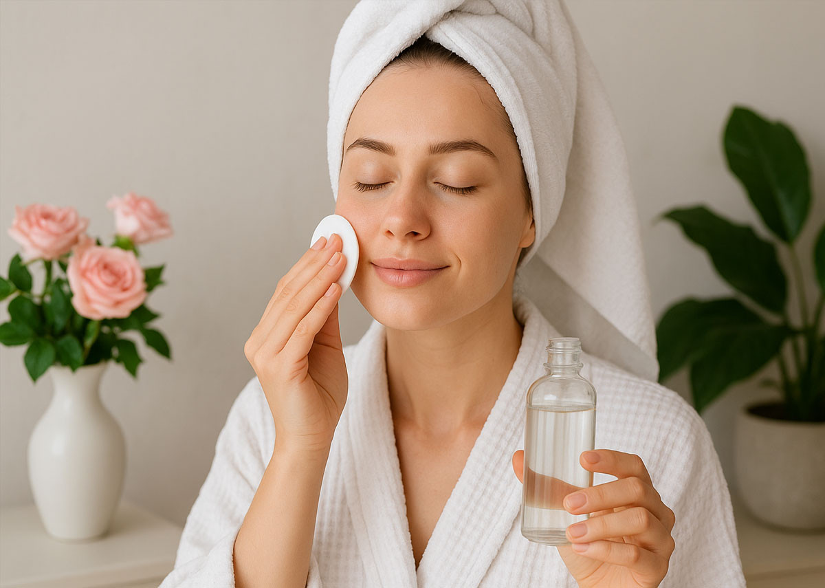 پاکسازی صورت در خانه بدون مواد شیمیایی | روش‌های طبیعی فوری و موثر برای پوست تمیز و روشن