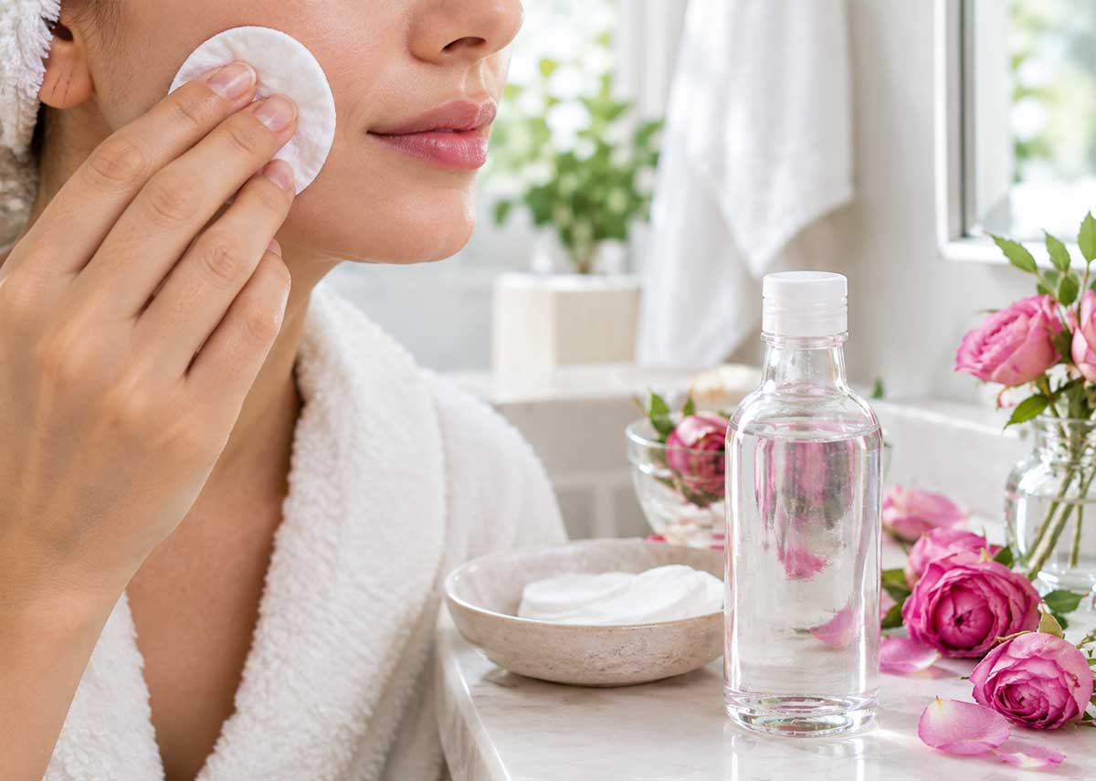 روش استفاده از گلاب برای پوست صورت