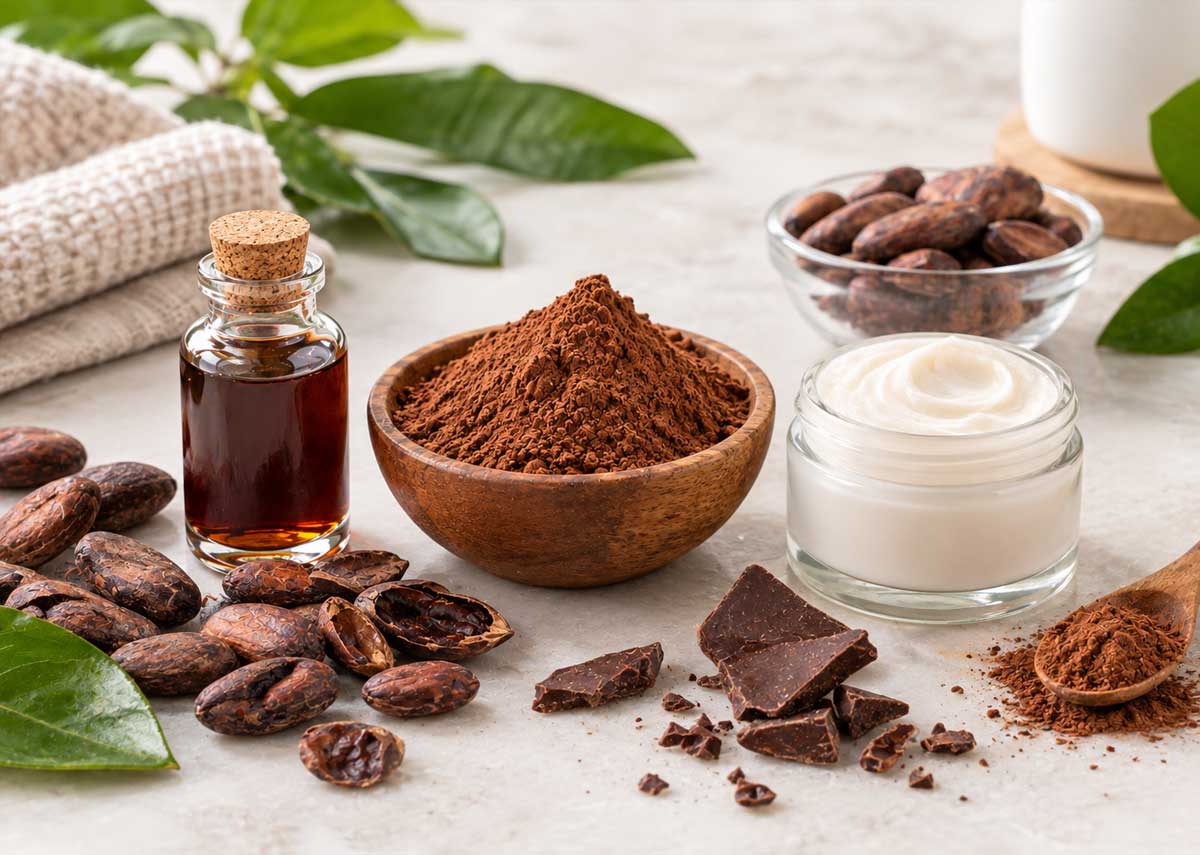 کاربرد عصاره کاکائو برای مراقبت از پوست