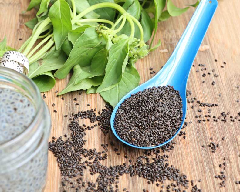 خواص تخم ریحان برای لاغری و کبد