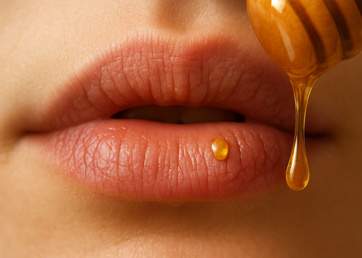 خواص عسل برای پوست لب